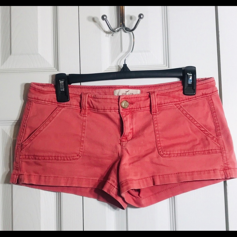 Hollister Light Red Junior/Women Shorts Size 3